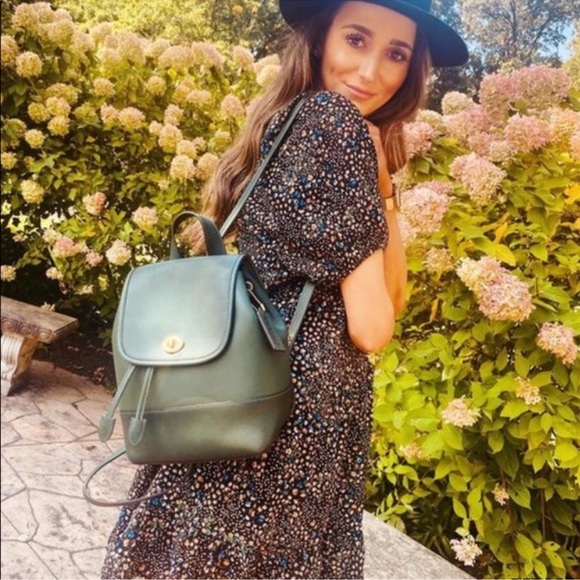 Coach VTG Originals 1941 Green Limited Edition Turnlock Backpack - Picture 8 of 16